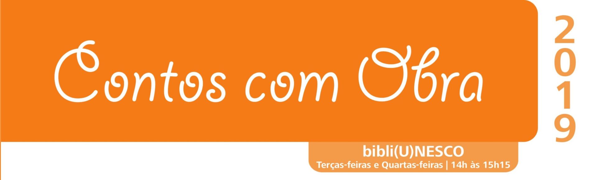 Contos com Obra – setembro 2019