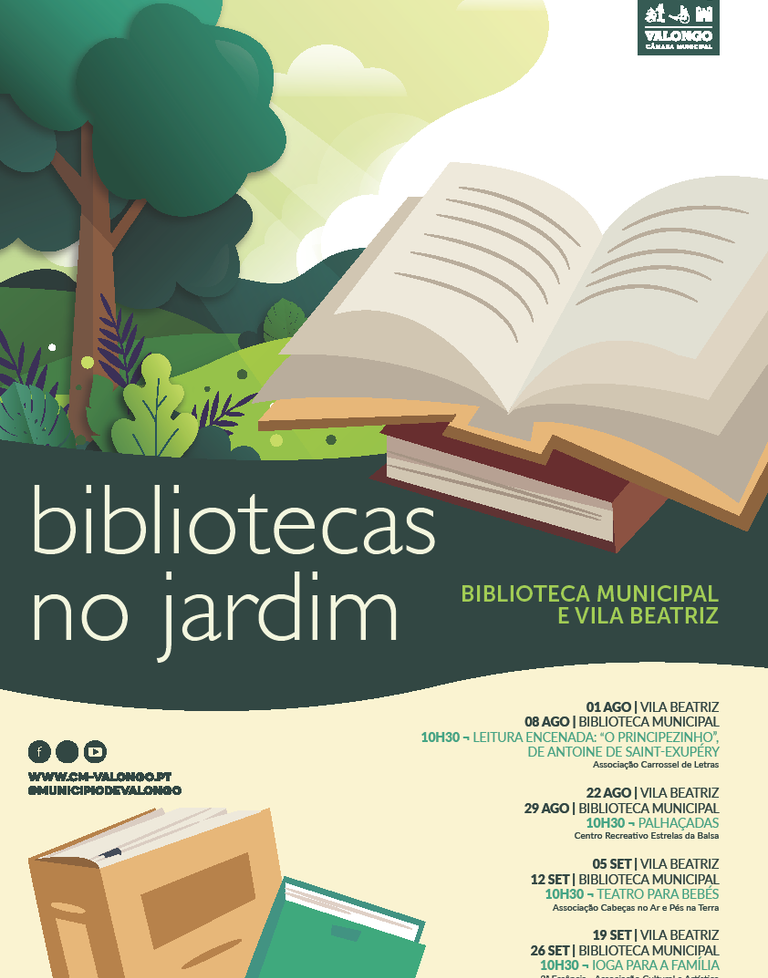 Bibliotecas no Jardim