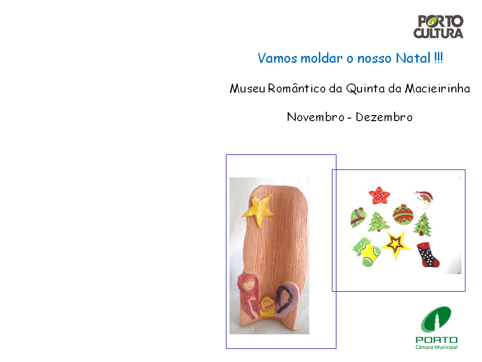 Vamos moldar o nosso Natal