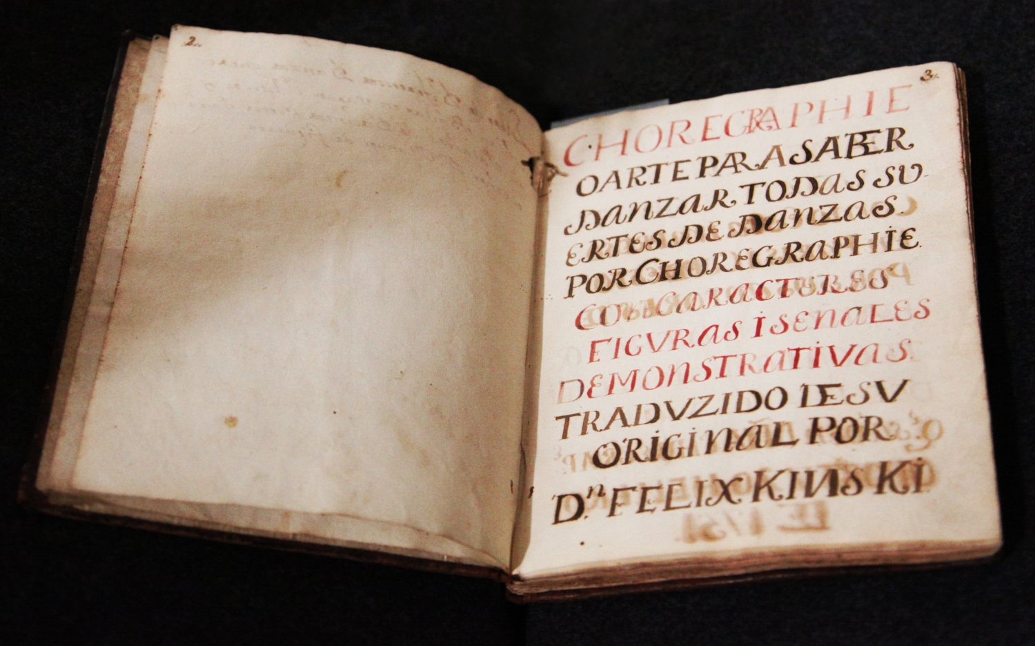 Coreografia ou arte para saber dançar todas as danças de Félix Kinski (Séc. XVIII)