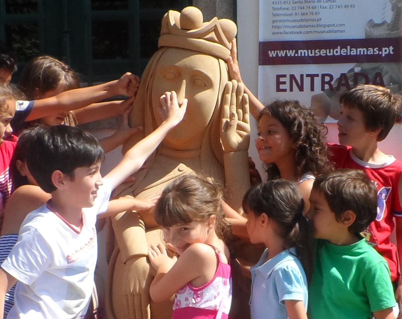 Visita sensorial à exposição permanente do Museu de Lamas