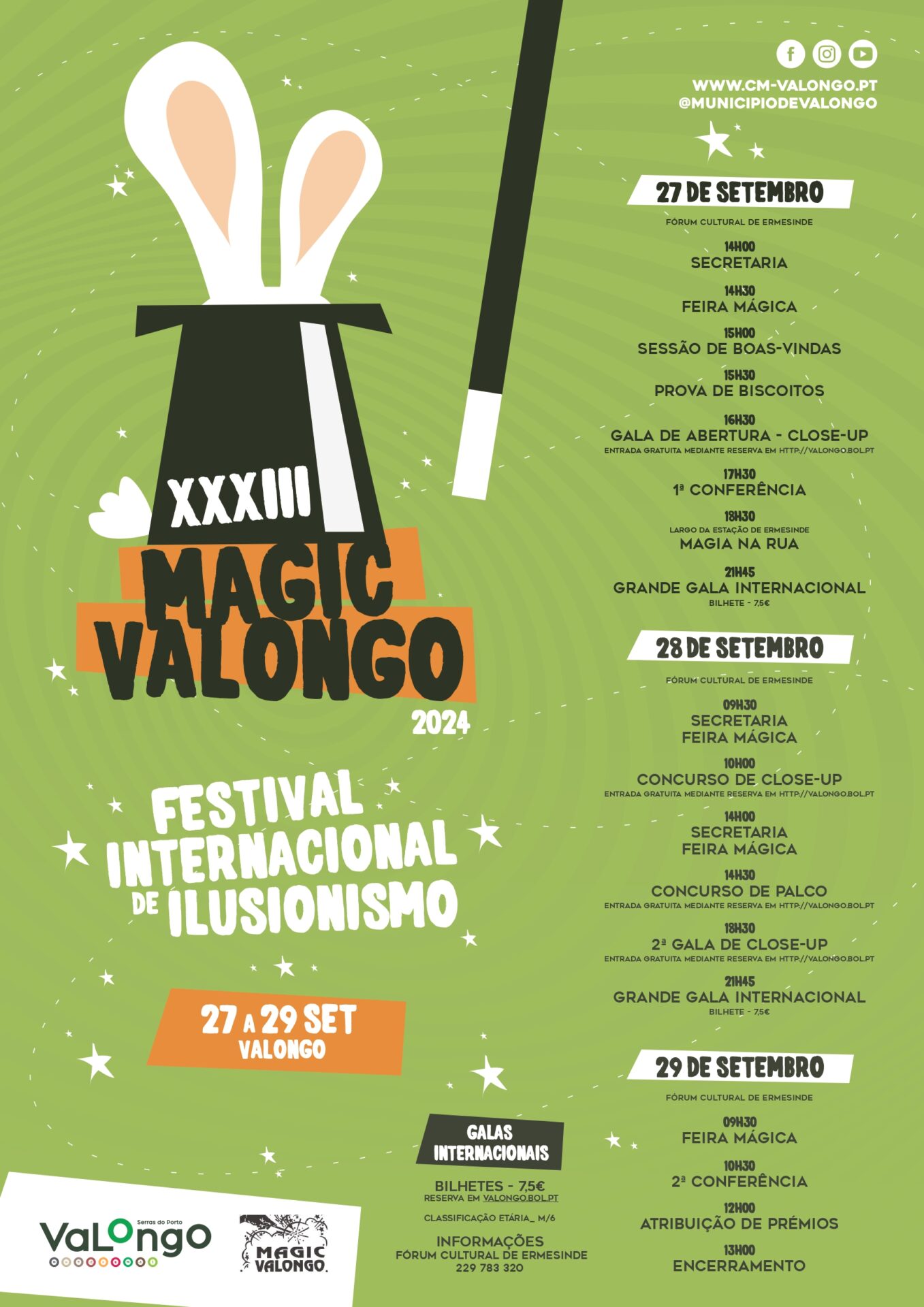 33º MagicValongo - Festival Internacional de Ilusionismo