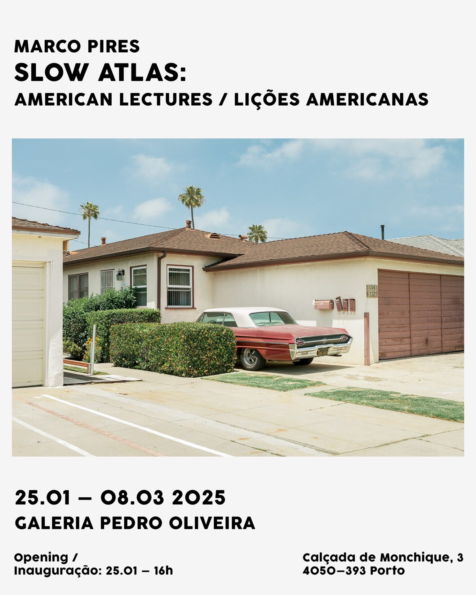 “Slow Atlas: American Lectures”, (2012-2025) Colour photograph printed on baryta paper, UV70 glass, oak frame, 90 x 124 x 4 cm