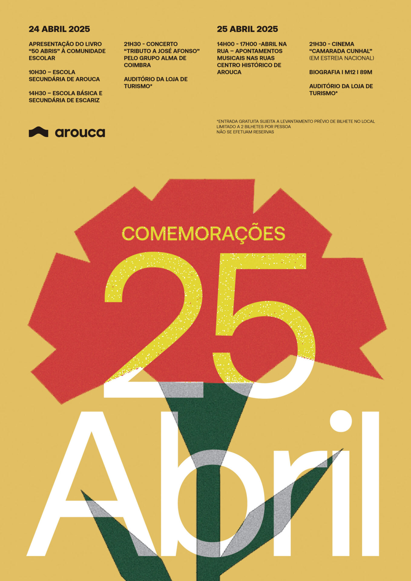 Comemorações do 25 de Abril em Arouca