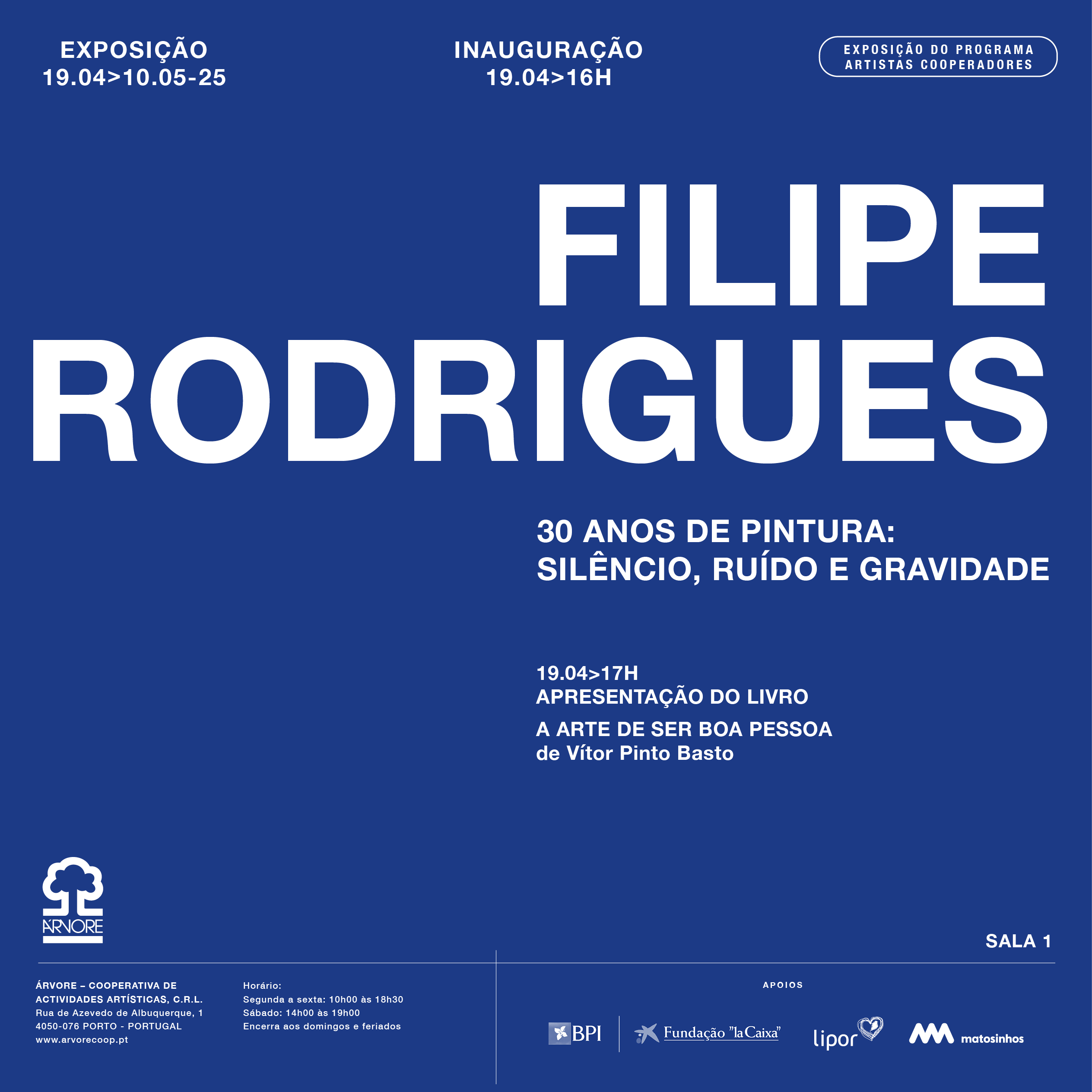 30 años de pintura: Silencio, Ruido y Gravedad de Filipe Rodrigues