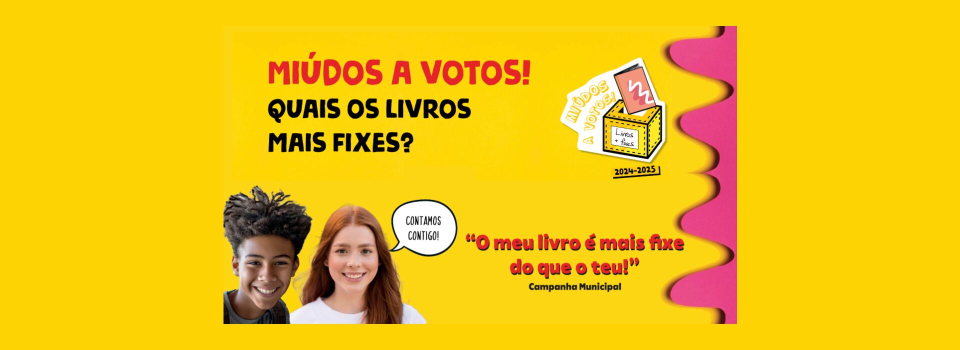 Miúdos a Votos: O meu livro é mais fixe do que o teu!