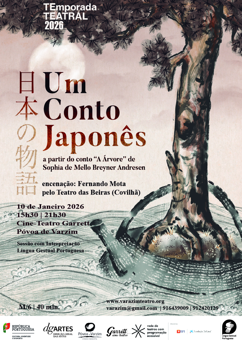 Um ator e uma atriz de joelhos com roupas japonesas