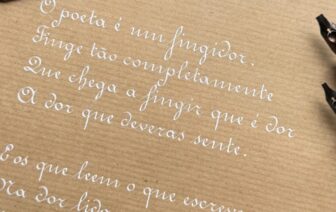 Caligrafia em Letra Redonda (ou Letra Francesa)