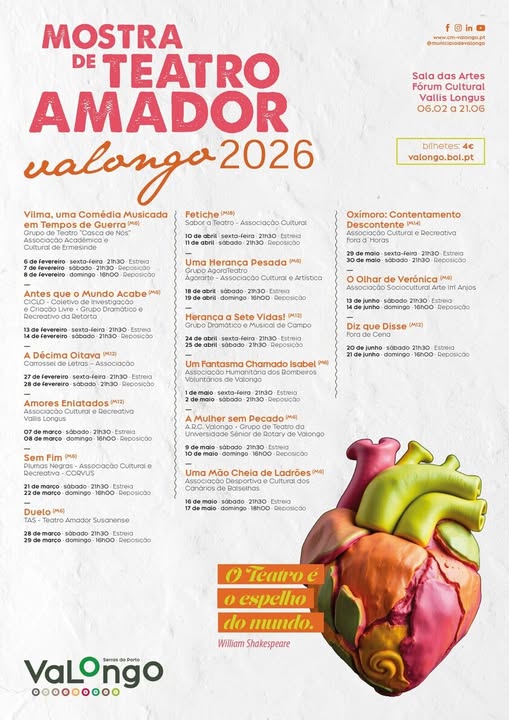 Mostra de Teatro Amador Valongo 2026