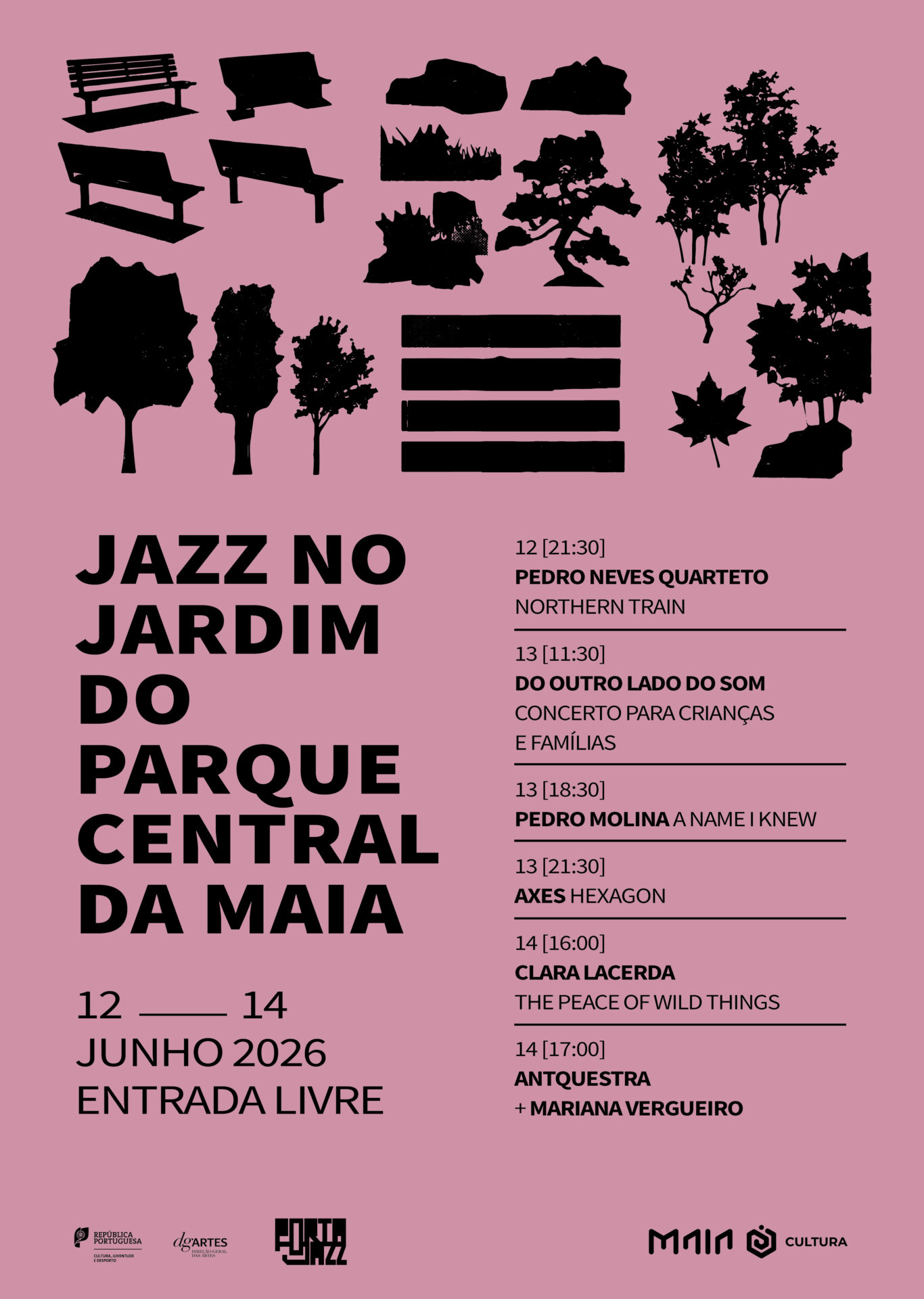 Jazz no Jardim do Parque Central da Maia