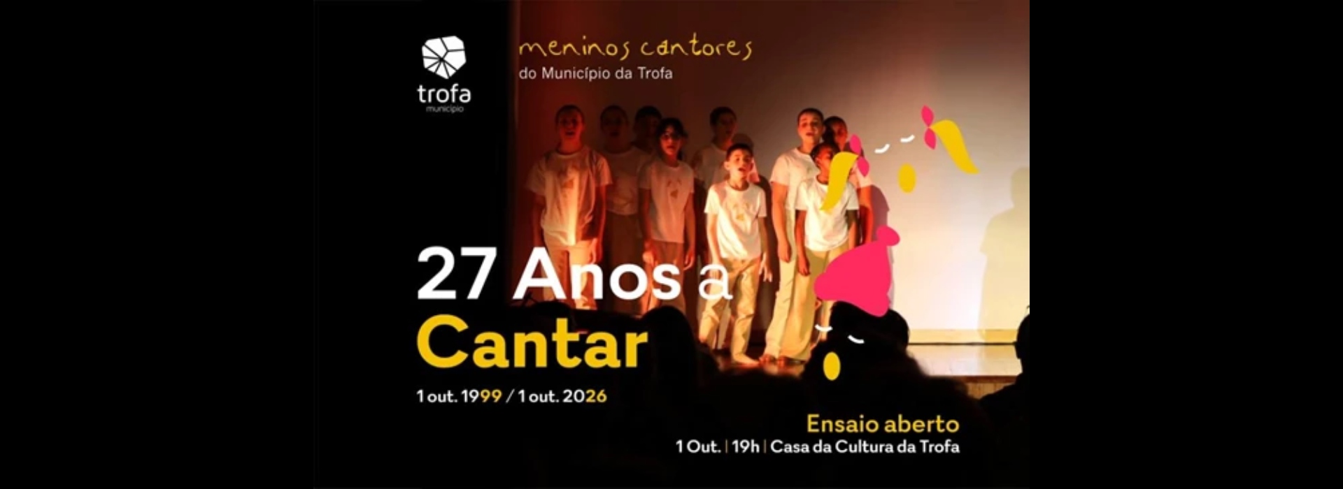 Cartaz: Meninos Cantores da Trofa